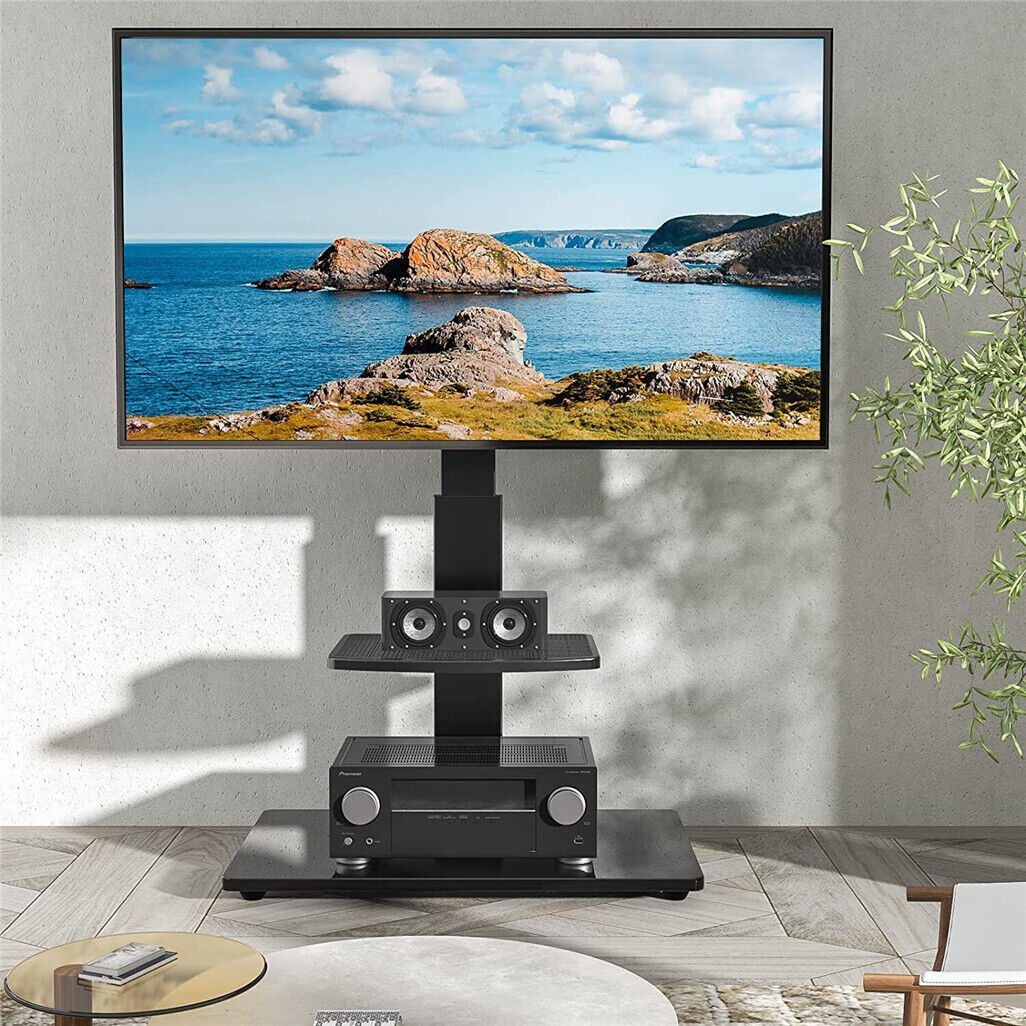 Universal Corner Floor Rolling TV Stand