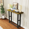 2 Tier Rustic Vintage Narrow Console Table