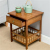 2 Tier Classic Bedside Table Drawer