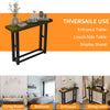 2 Tier Rustic Vintage Narrow Console Table