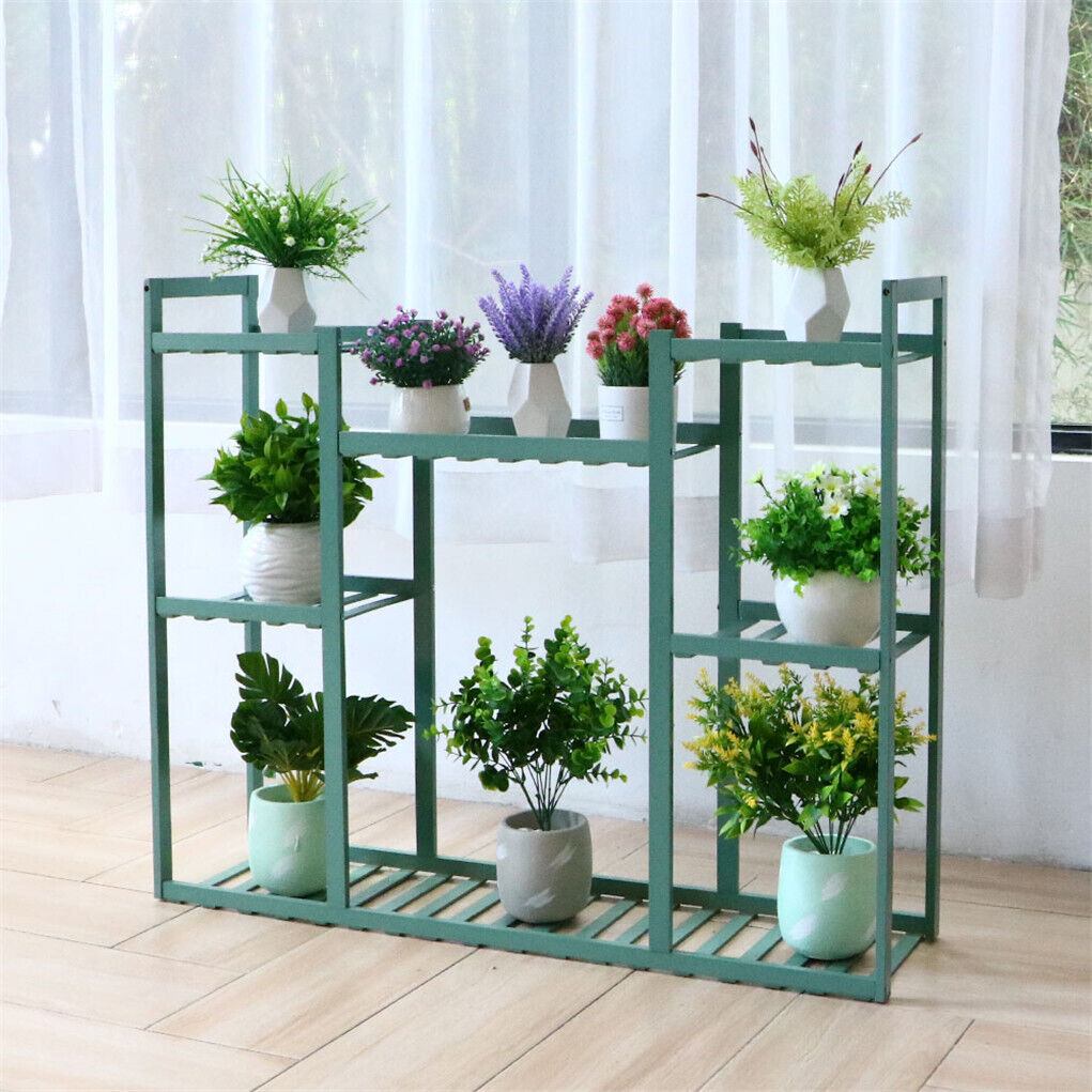 Widen Brighten 8-Layer Bamboo Plant Stand-