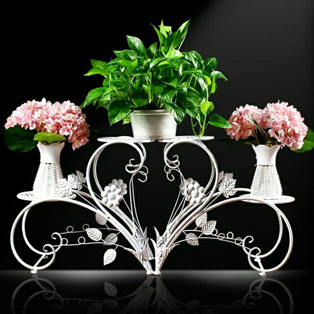 Metal Heart Shape Plant Stand Rack