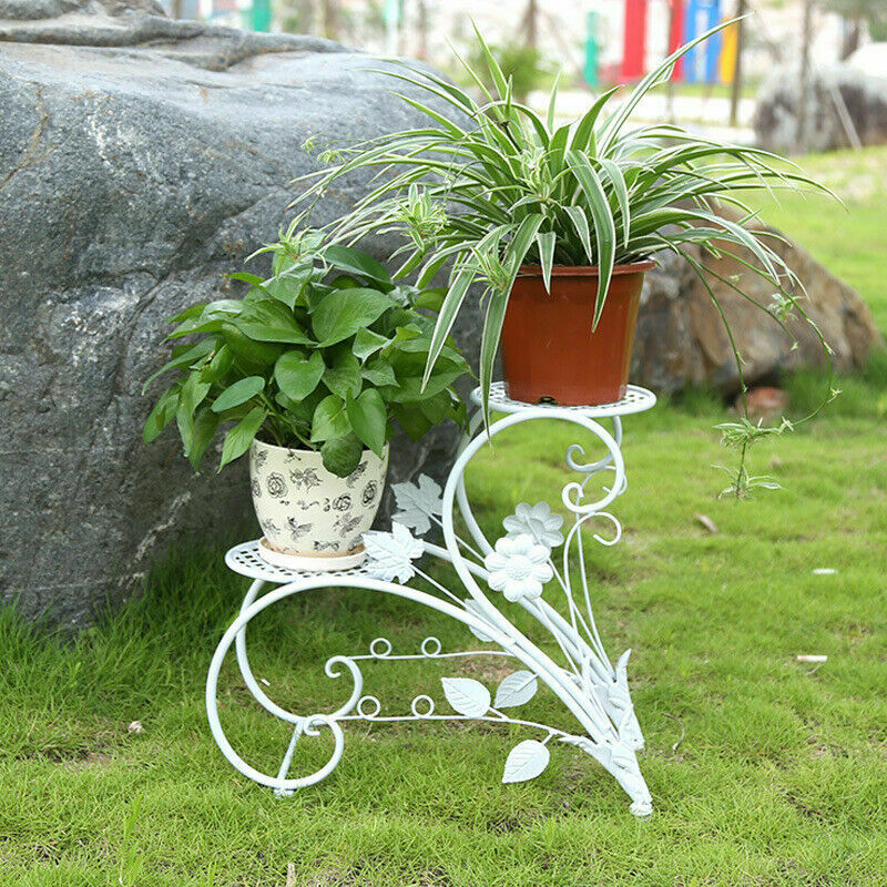 Metal Heart Shape Plant Stand Rack