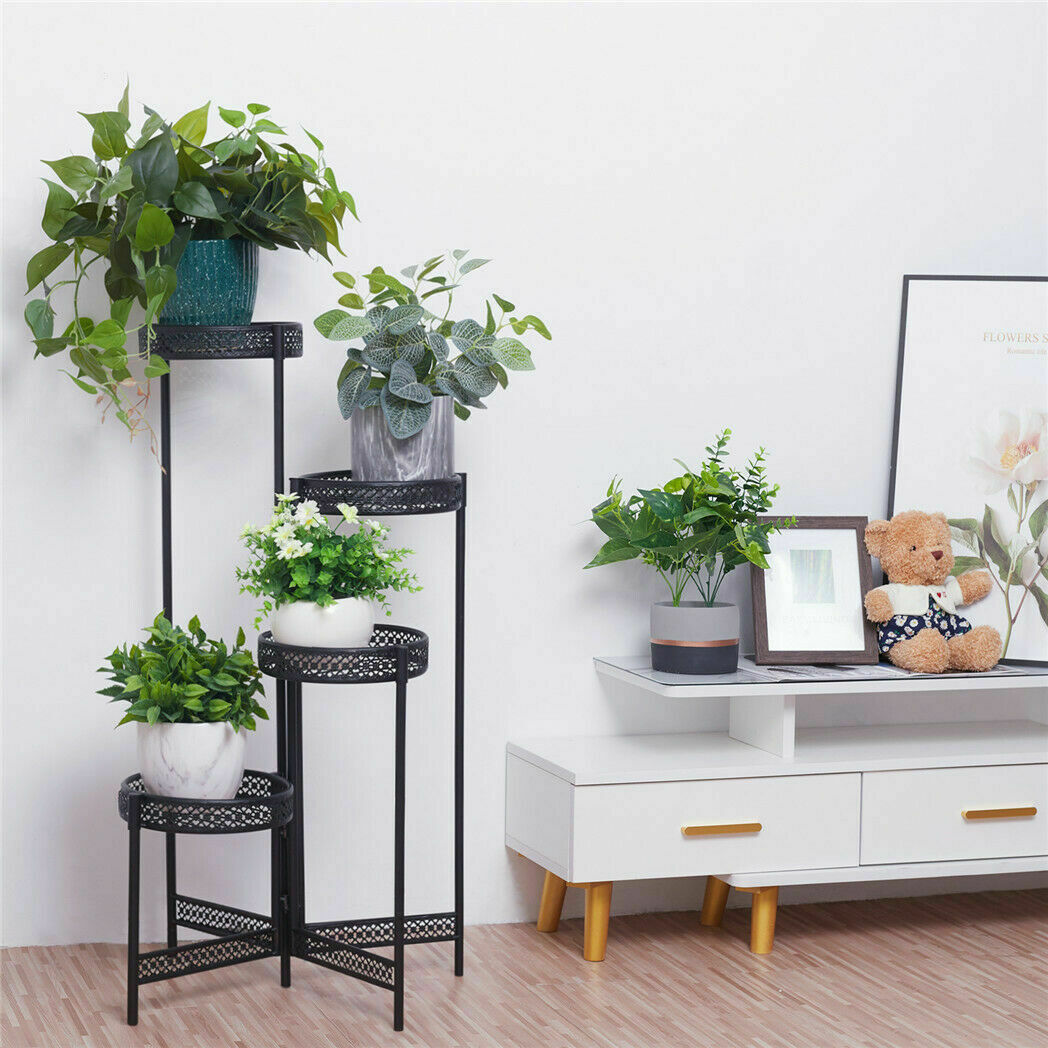 Spiral Style Folding Metal Plant Stand Ozzys Decor   S L1600 4 A096ec47 6ffb 489d 9a12 C2aebf834fda 1200x1200 