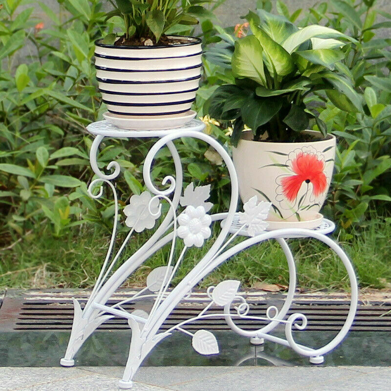 Metal Heart Shape Plant Stand Rack