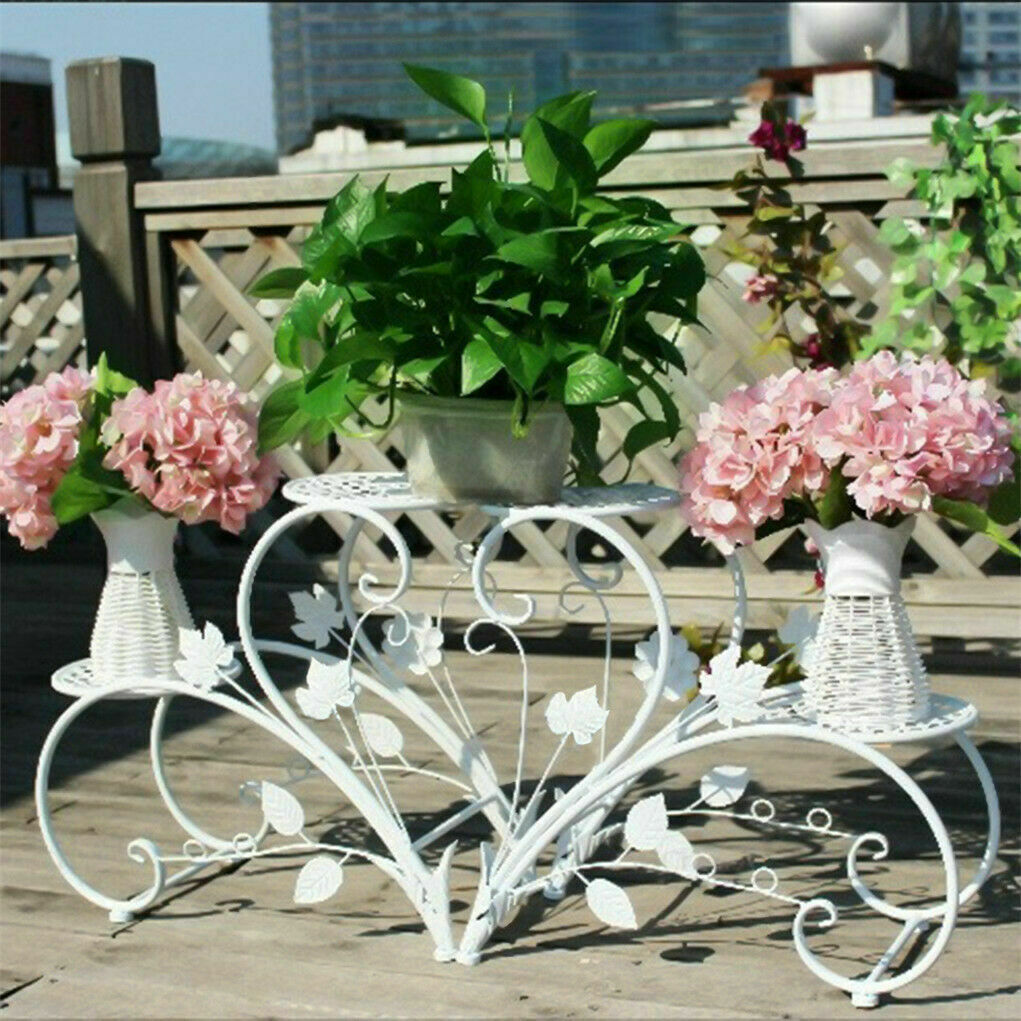 Metal Heart Shape Plant Stand Rack